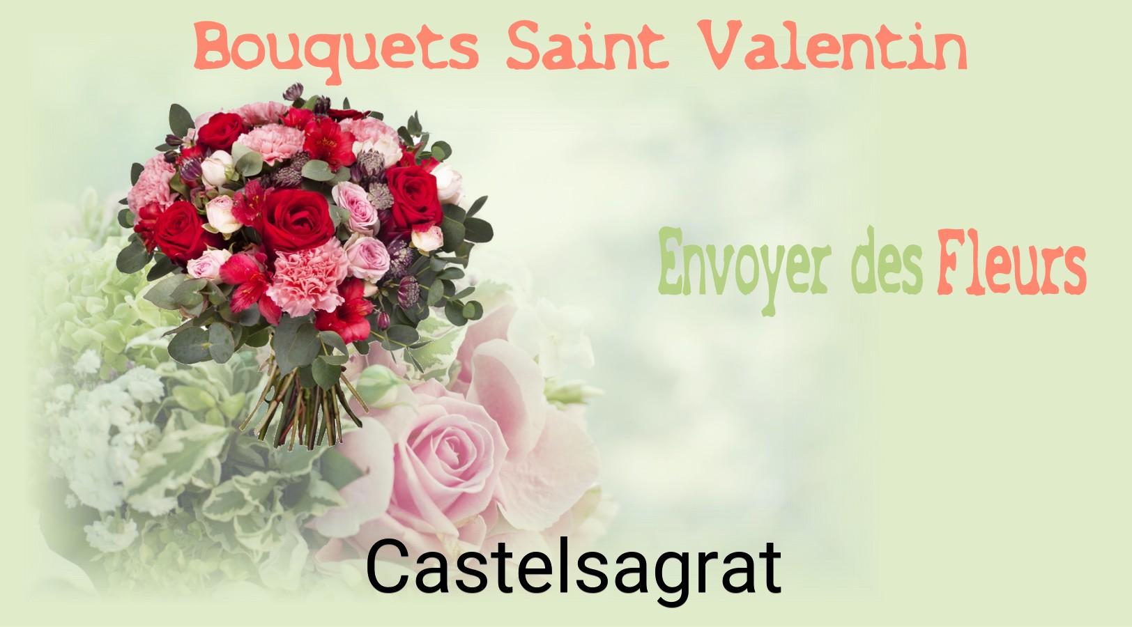 Roses de Saint-Valentin livrées à Castelsagrat